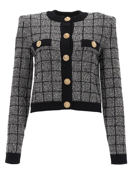  Balmain Balmain Cardigan With Jewel Buttons 