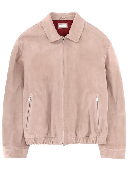  Brunello Cucinelli Brunello Cucinelli Suede Jacket 