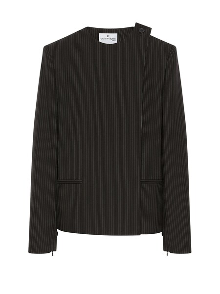  Courreges Courreges buckle Pinstripes Jacket 