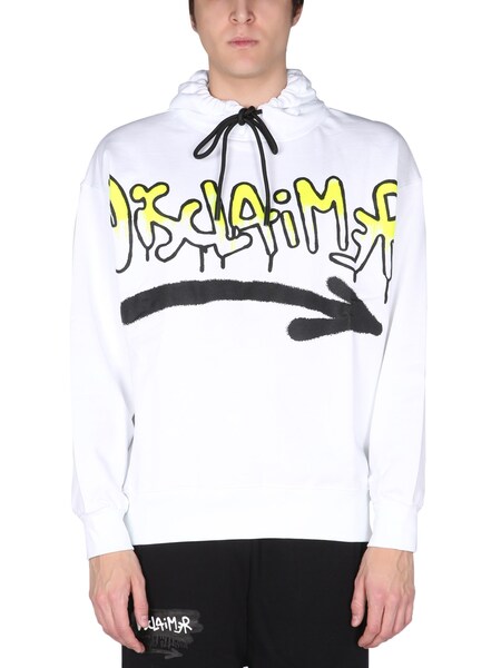  Disclaimer Disclaimer Sweatshirt With Logo Print 