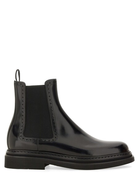  Dolce & Gabbana Dolce & Gabbana Brushed Leather Boot 