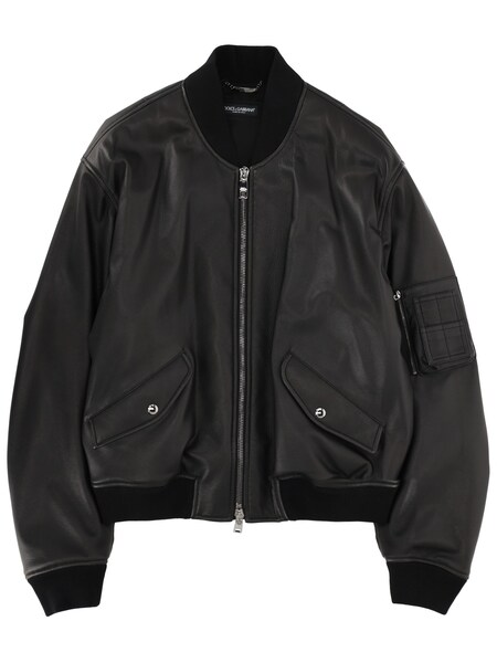  Dolce & Gabbana Dolce & Gabbana Leather Jacket 