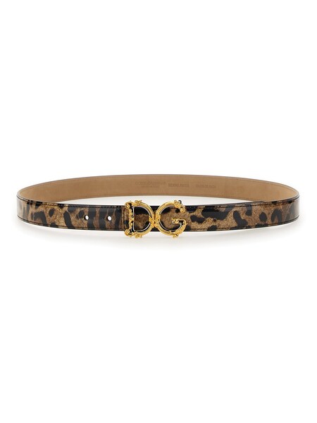  Dolce & Gabbana Dolce & Gabbana Leopard Print Belt 