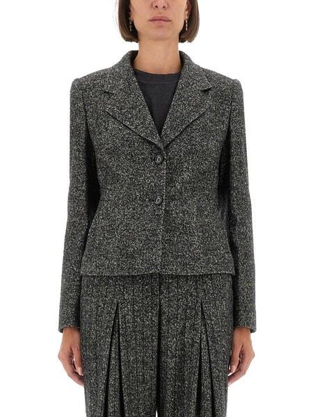  Dolce & Gabbana Dolce & Gabbana Single Breasted Jacket In Wool Blend Dot 