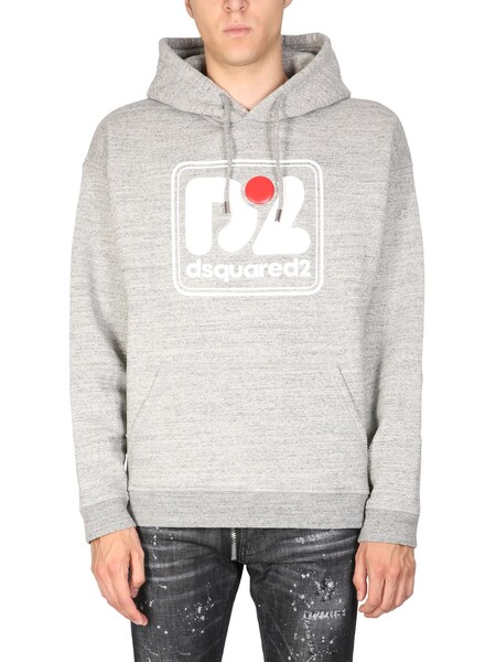  Dsquared Dsquared Camo Patch Herca Anorak Sweatshirt 
