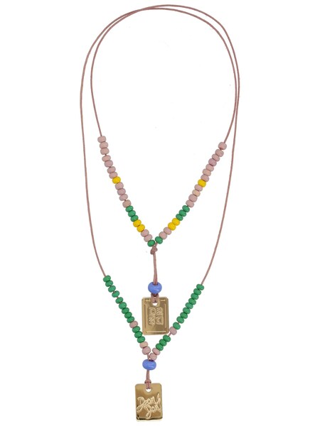  Dsquared Dsquared Necklace With Logo Plaques 