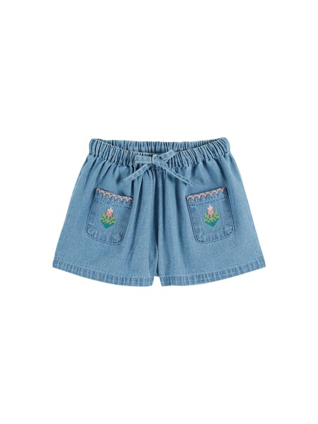  Emile & Ida Emile & Ida Bermuda Denim Brode Rose 