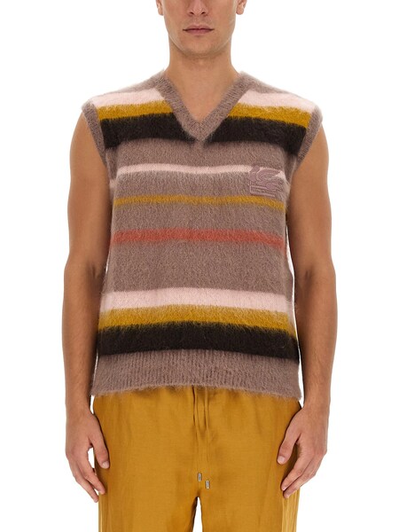  Etro Etro Vest With Stripe Pattern 