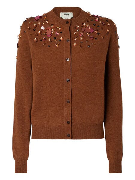  Fendi Fendi Sequined Cardigan 