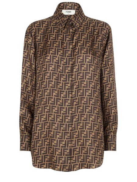  Fendi Fendi Silk Shirt ff 