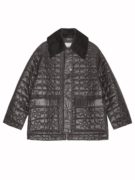  Ganni Ganni Quilted Midi Jacket 