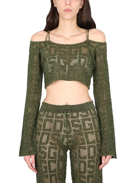  Gcds Gcds Monogram Macrame Top 