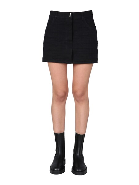 Givenchy Givenchy 4g Jacquard Skirt 