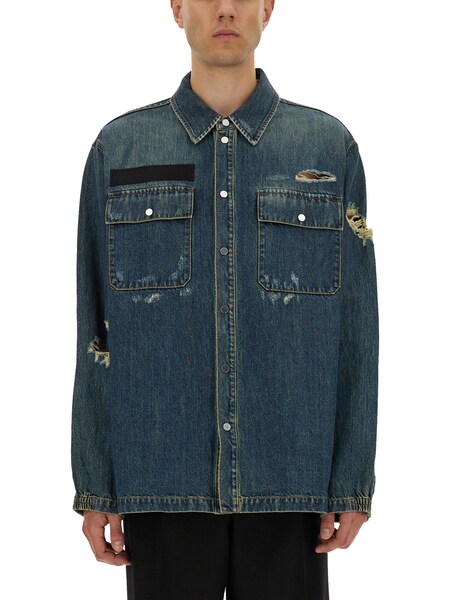  Helmut Lang Helmut Lang Denim Uniform Shirt 