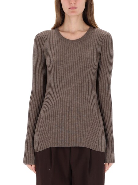  Helmut Lang Helmut Lang Ribbed Top With Open Back 