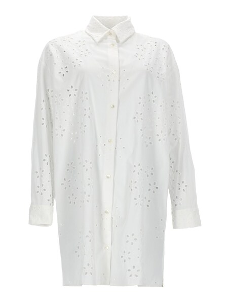  Herno Herno Long Shirt With Perforated Pattern 