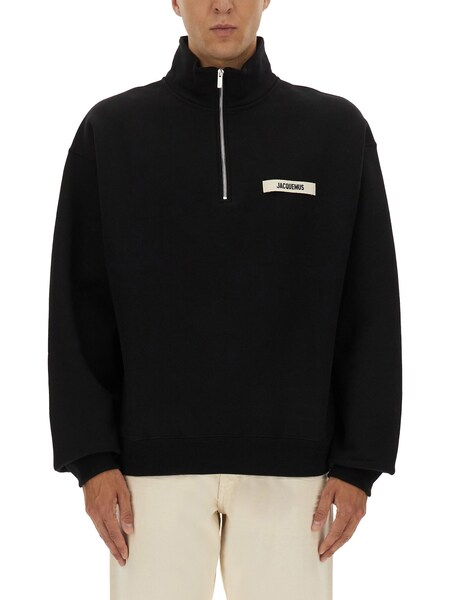  Jacquemus Jacquemus Zippered Turtleneck Sweatshirt 