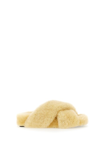  Jil Sander Jil Sander Shearling Sandal 