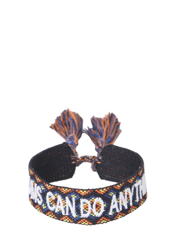  Label K Label K Braided Fabric Bracelet 
