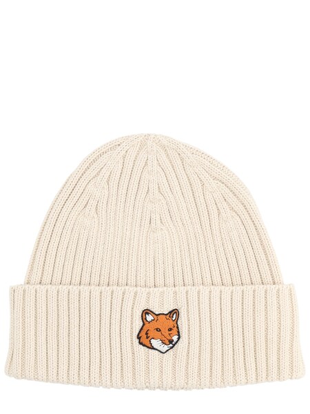  Maison Kitsuné Maison Kitsuné fox Head Cap 