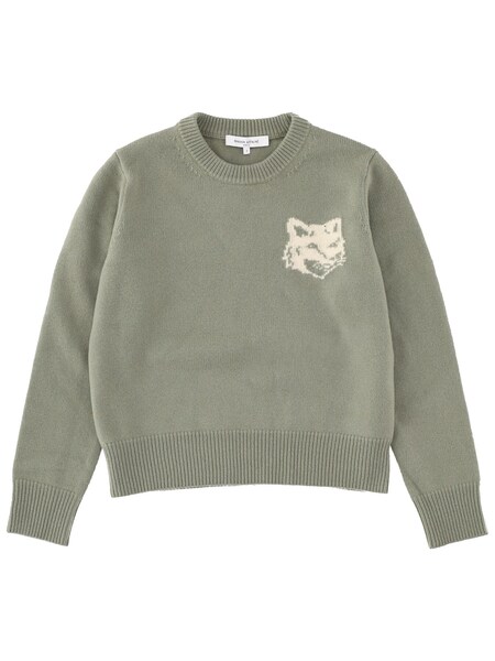  Maison Kitsuné Maison Kitsuné fox Head Sweater 