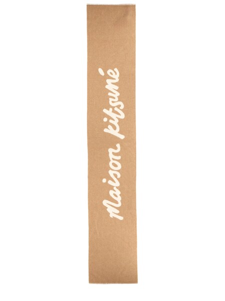  Maison Kitsuné Maison Kitsuné Wool Scarf 