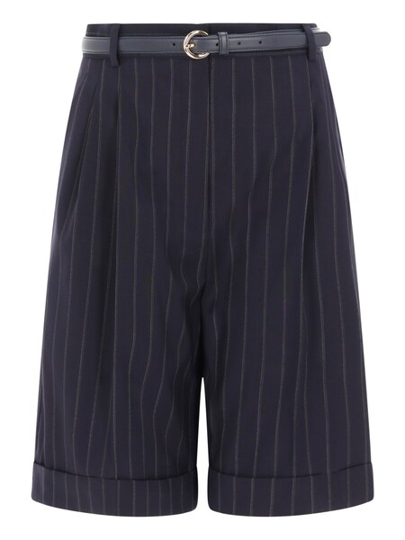 Max Mara Max Mara Wool Bermuda Shorts With Belt 