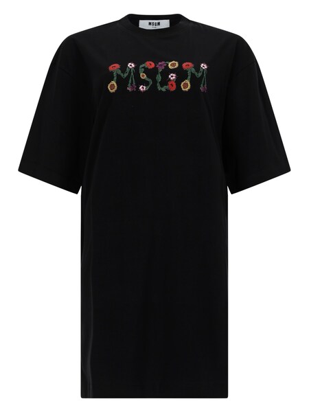  Msgm Msgm Abito T Shirt Con Logo 