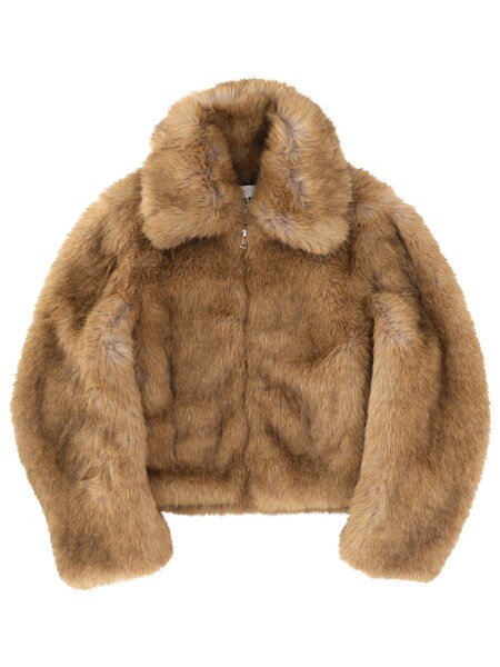  Msgm Msgm Eco Fur Jacket 