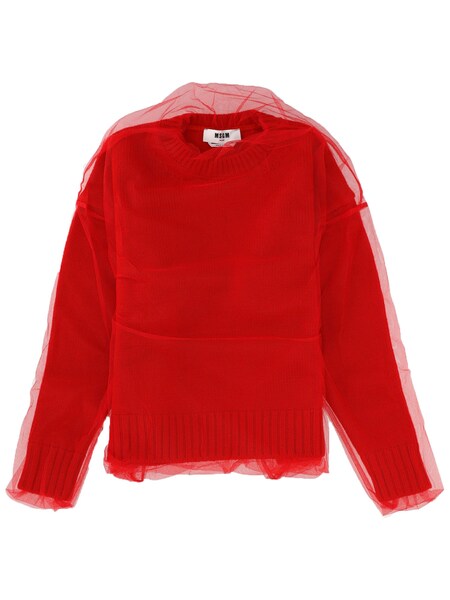  Msgm Msgm Merino Wool Sweater 