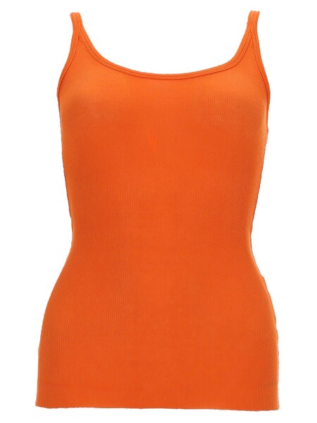  Msgm Msgm Tank Top In Viscosa 