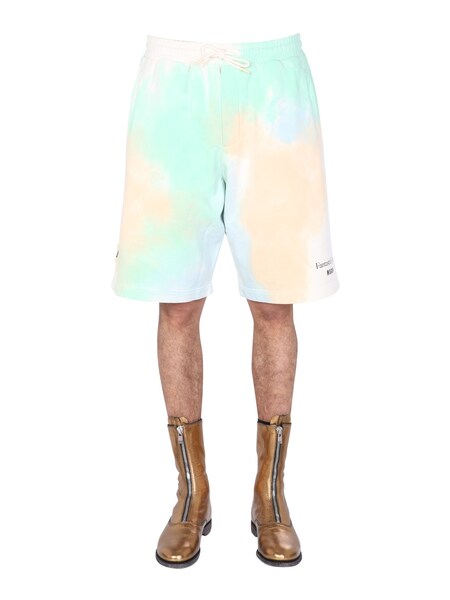  Msgm Msgm Tie Dye Pattern Bermuda 