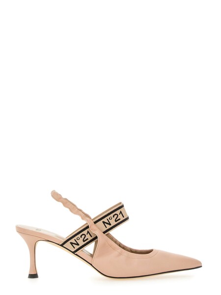  N°21 N°21 Slingback With Logo 