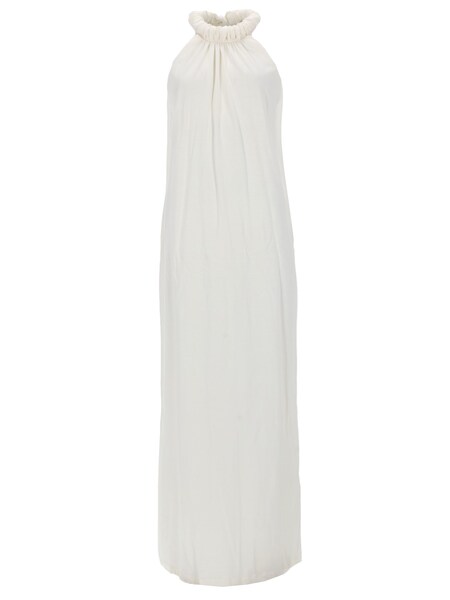  Nude Nude Abito Maxi In Cotone 