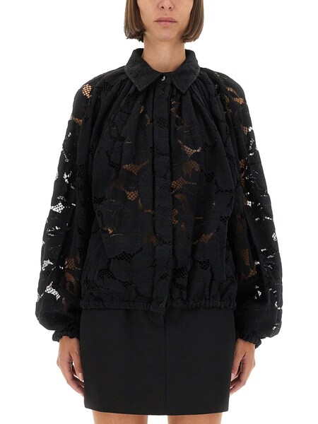  Patou Patou Lace Balloon Blouse 