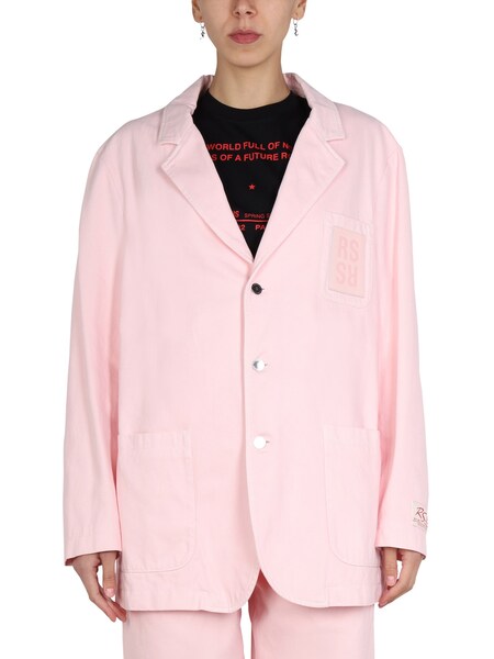  Raf Simons Raf Simons Logo Patch Jacket 