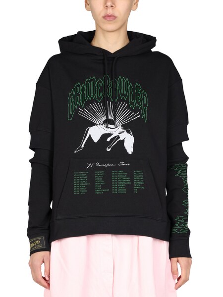  Raf Simons Raf Simons Logo Print Sweatshirt 