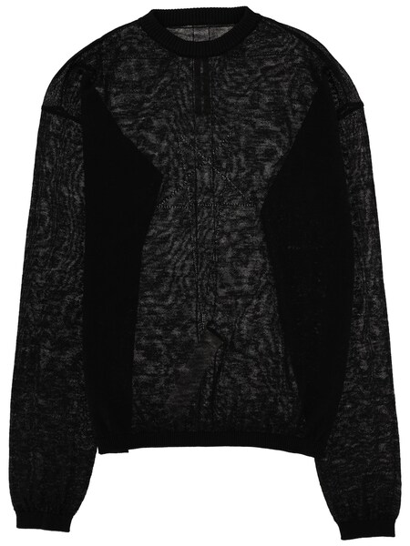  Rick Owens Rick Owens penta Sheer Pull Sweater 