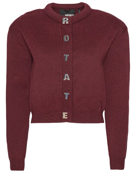  Rotate Rotate Cardigan With Letters 