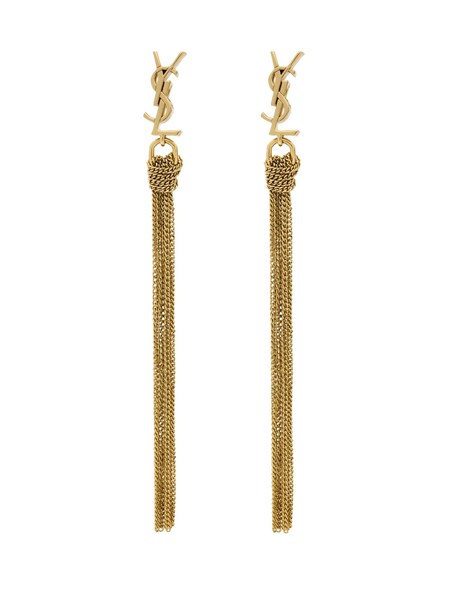  Saint Laurent Saint Laurent Orecchini Con Logo 