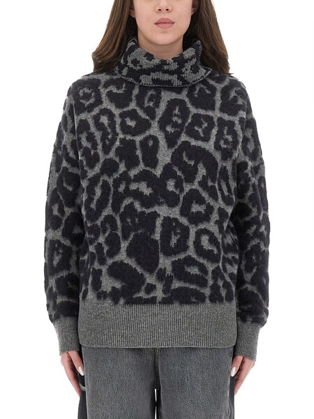  Stella Mccartney Stella Mccartney Wool And Alpaca leopard Sweater 