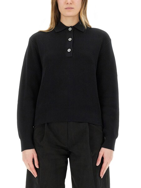  Studio Nicholson Studio Nicholson chesapeake Knit Polo Shirt 