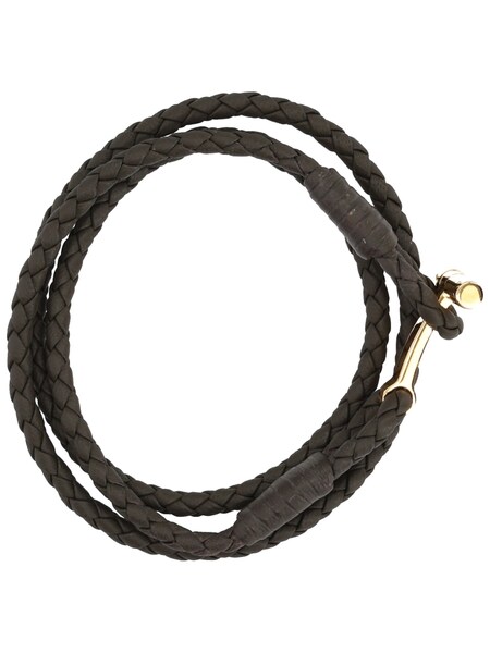  Tom Ford Tom Ford Braided Leather Bracelet 