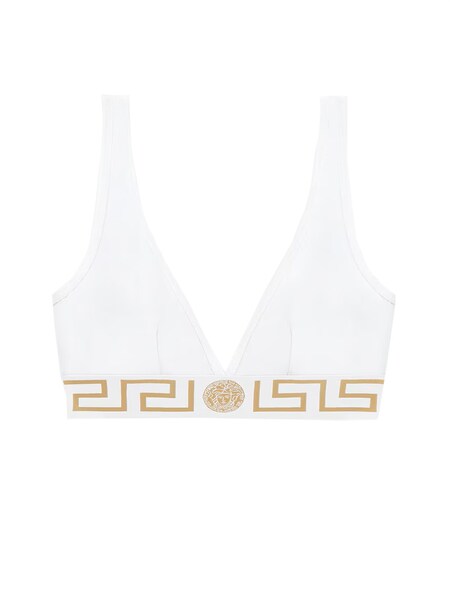  Versace Versace Cotton Jersey Triangle Bralette 