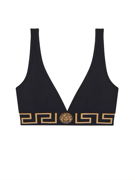  Versace Versace Cotton Jersey Triangle Bralette 