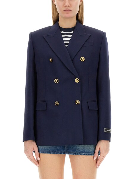  Versace Versace Double Breasted Blazer 