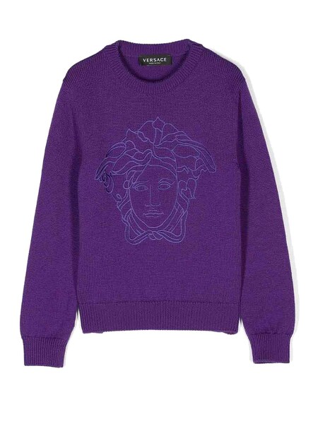  Versace Versace Medusa Choker Pullover 