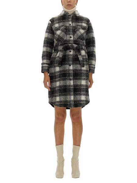  Woolrich Woolrich Check Print Coat 