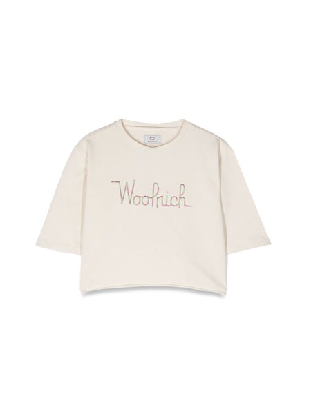  Woolrich Woolrich Cropped Crewneck Top 