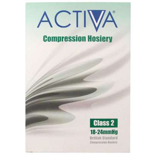  Activa Class 2 Unisex Patterned Socks Black Medium 89184 